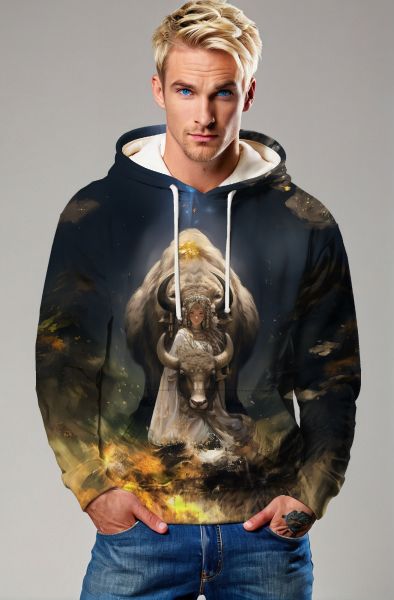 Taurus Zodiac Collection: The Sacred Bull Empress Hoodie