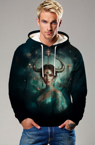 Taurus Zodiac Collection: The Celestial Embrace Sweatshirt