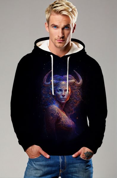 Taurus Zodiac Collection: The Celestial Strength Hoodie, Sweatshirt, Zip-Up, T-Shirt