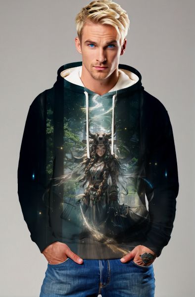 Taurus Zodiac Collection: The Celestial Bull Warrior Zip-Up