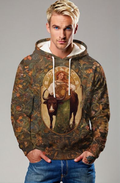 Taurus Zodiac Collection: The Ancient Earthkeeper Hoodie, Sweatshirt, Zip-Up, T-Shirt
