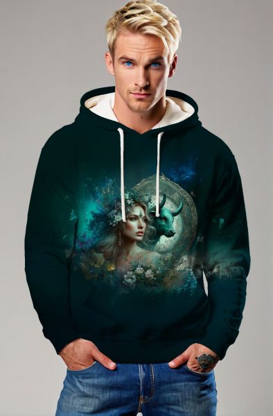 Taurus Zodiac Collection: The Lunar Beauty Hoodie, Sweatshirt, Zip-Up, T-Shirt