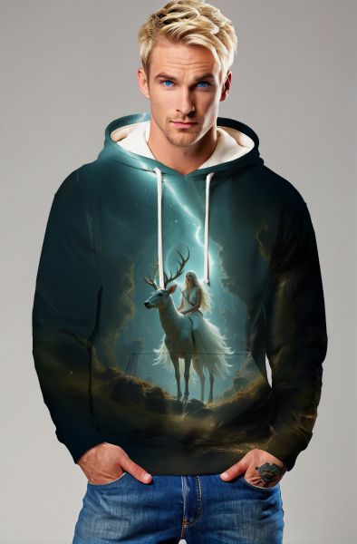 Virgo Zodiac Collection: The Moonlit Rider Hoodie, Sweatshirt, Zip-Up, T-Shirt