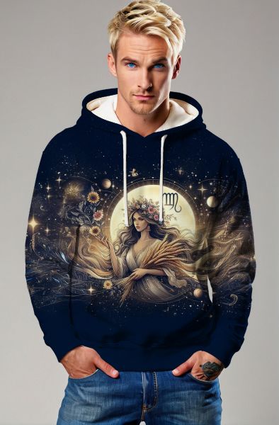 Virgo Zodiac Collection: The Earth Guardian Hoodie, Sweatshirt, Zip-Up, T-Shirt