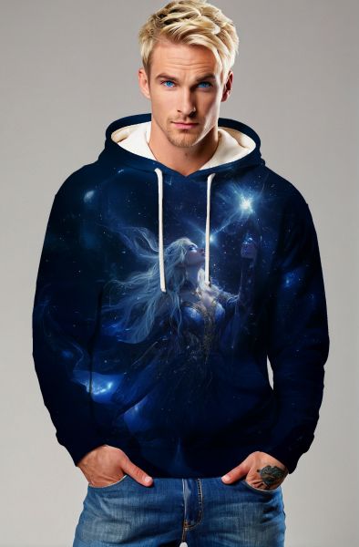 Virgo Zodiac Collection: The Cosmic Sorceress Hoodie, Sweatshirt, Zip-Up, T-Shirt