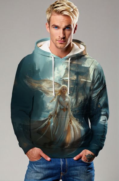 Virgo Zodiac Collection: The Celestial Seafarer Hoodie, Sweatshirt, Zip-Up, T-Shirt