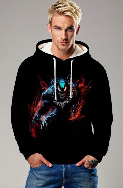 Black Venom Electrify Pullover Hoodie