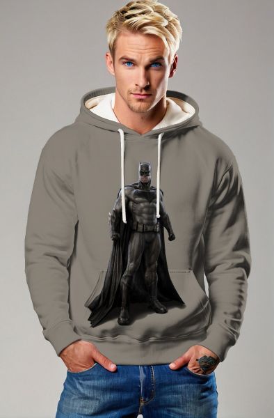 Superman S Shield Graphic Apparel – Iconic Red & Gold Black Pullover Hoodie