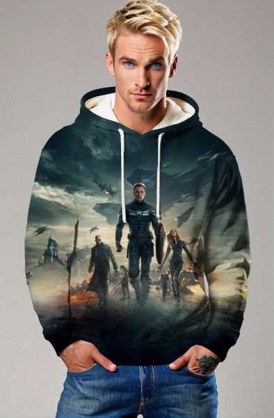 Unity Force Hoodie – Dark Green Hero Squad Pullover