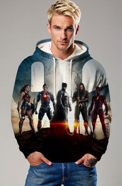 Justice League Heroes Hoodie – United in Battle