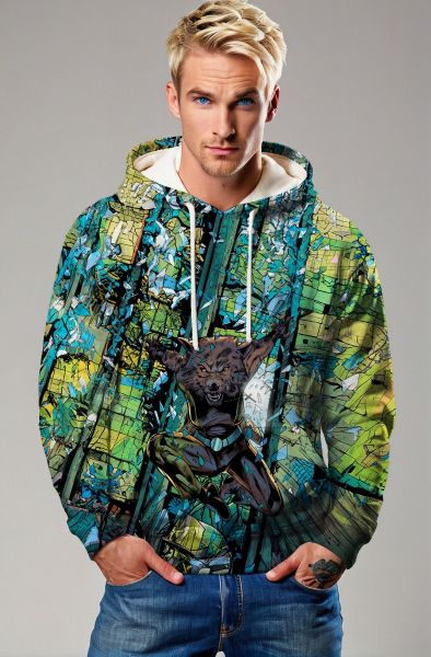 Forest Green Wolfsbane X-Men Pullover Hoodie