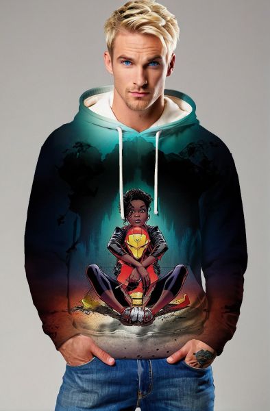 Riri Williams Hoodie – Ironheart in Action