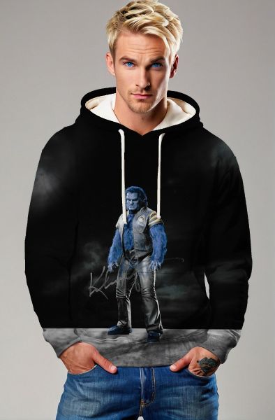 Hank McCoy / Beast Hoodie - Strength and Brilliance Combined