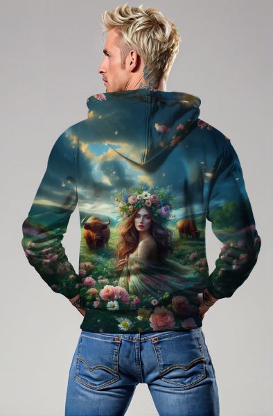 Taurus Zodiac Collection: The Earthly Queen Hoodie, Sweatshirt, Zip-Up, T-Shirt-Zip Up Hoodie
