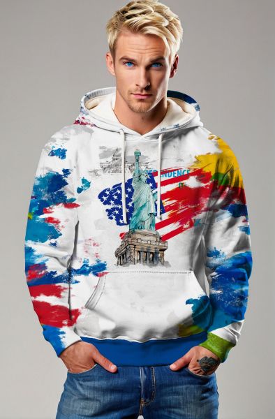 Independence Day Crew Neck Sweater-14