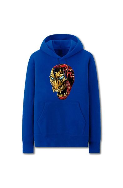 Iron Man Man Terror Style Marvel Inspired Hoodie Solid