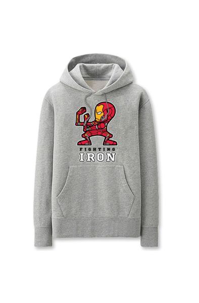 Iron Man Solid Color Super Hero I Marvel Inspired Hoodie Solid Everyday Wear
