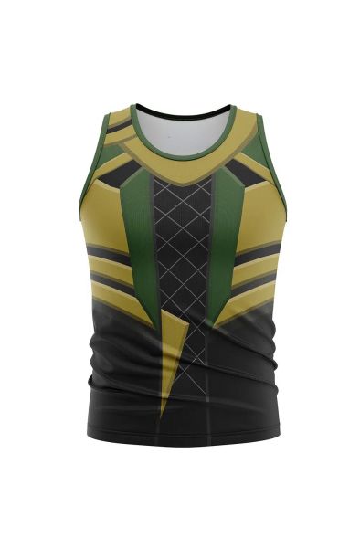 Loki Cosplay Marvel Tank Top