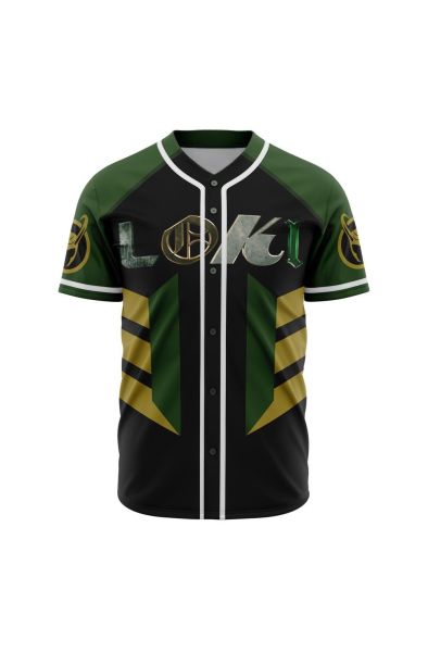Loki Marvel Baseball Jersey