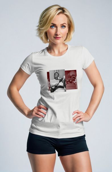 Martin Luther King Graphic White TShirt Casual Streetwear
