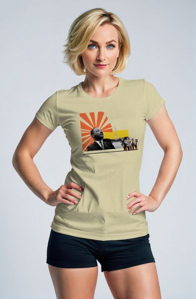 Martin Luther King Inspirational Yellow Graphic TShirt