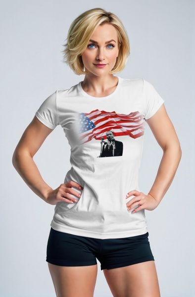 MLK Inspirational White Graphic TShirt