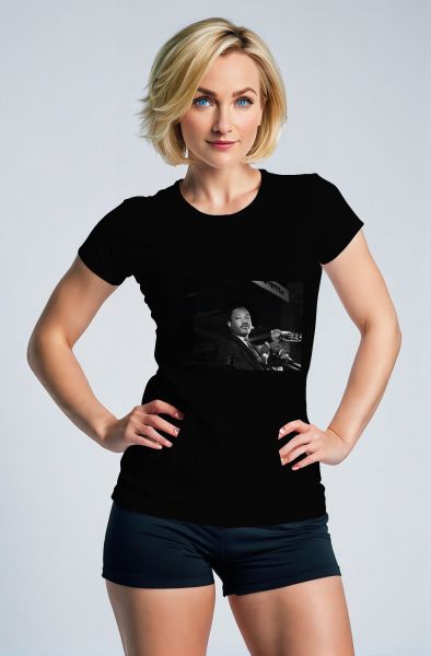 Martin Luther King Bold Black Graphic TShirt