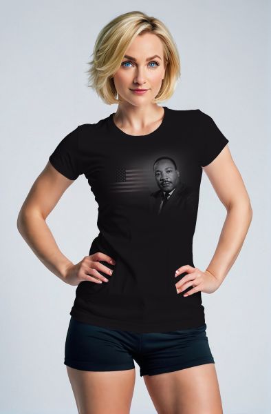 Martin Luther King Modern Fashion Printed Casual T Shirt