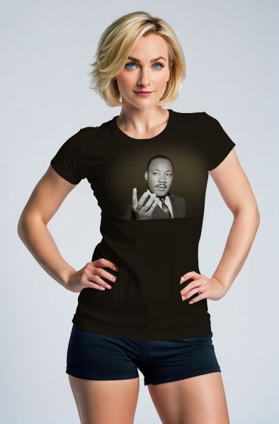 Martin Luther King Printed Fashion Comfort Tee