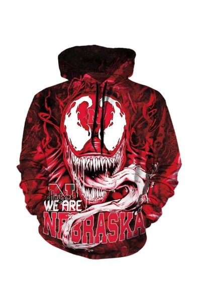 Pullover Red Nebraska Cornhuskers Ven Hoodie Red