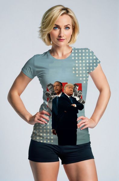 Soft Comfortable Blue Presidential Memorial TShirt