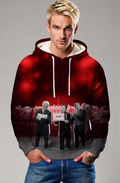 Presidential Memorial Red Comfortable Stylish Hoodie