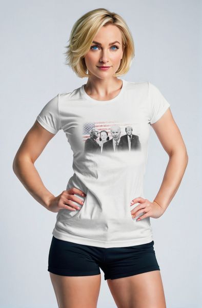 Retro White Presidential Memorial Comfort Tee
