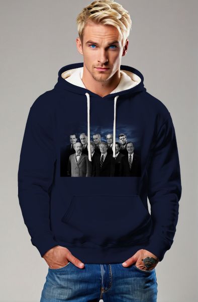 Presidential Portrait Blue Hoodie