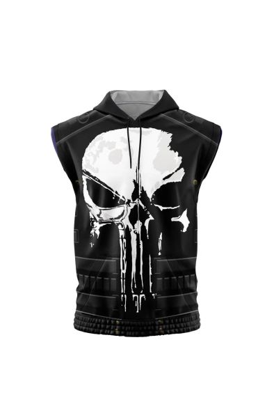 Punisher Daredevil S2 Marvel Sleeveless Hoodie