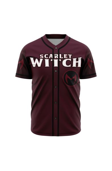 Scarlet Witch Marvel Baseball Jersey