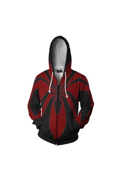 Zip Up Spiderman Series Zip Up Hoodie