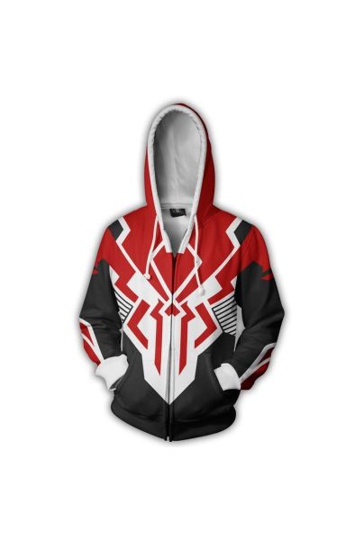 Zip Up Spiderman Series Super H Zip Up Hoodie
