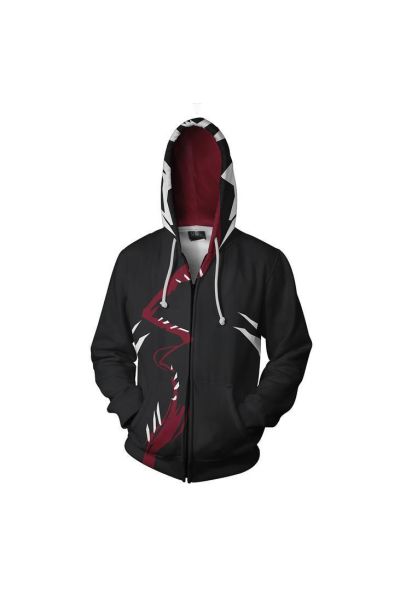 Zip Up Spiderman Super Hero Zip Up Hoodie