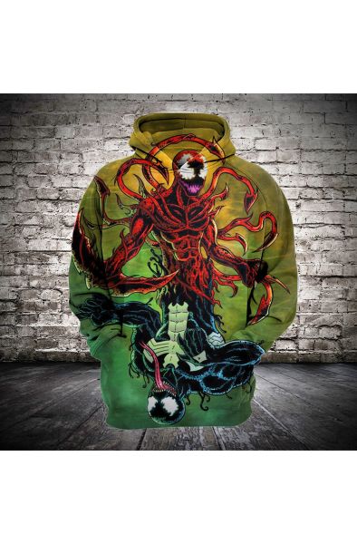 Venom Spiderman Series Hoodie Streetwear Graphic