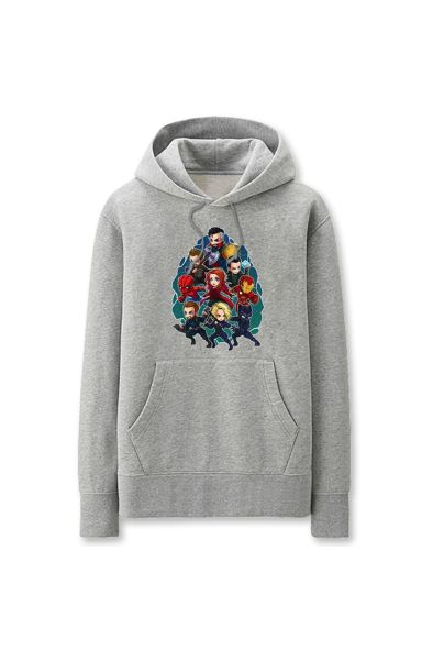 Avengers Solid Color Super Hero I Marvel Inspired Hoodie Solid