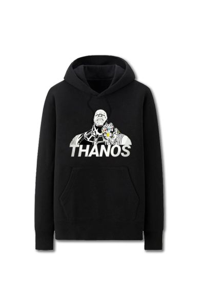 Avengers Solid Color Super Hero T Marvel Inspired Hoodie Solid-Black
