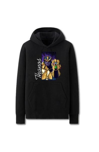 Avengers Solid Color Thanos Infin Marvel Inspired Hoodie Solid