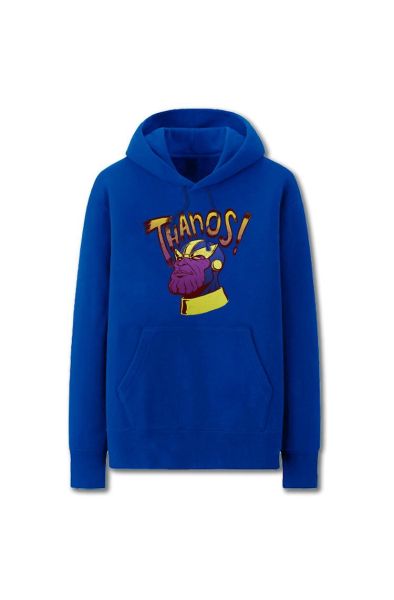 Avengers Right Cartoon Style Supe Marvel Inspired Hoodie Solid