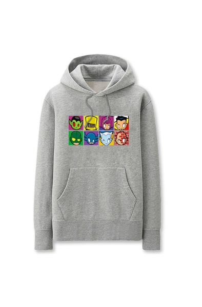 Avengers Solid Color The Avengers Marvel Inspired Hoodie Solid-Grey