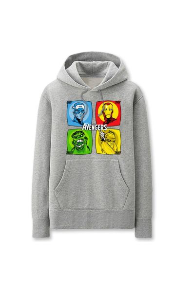 Avengers Solid Color The Avengers Marvel Inspired Hoodie Solid Unisex