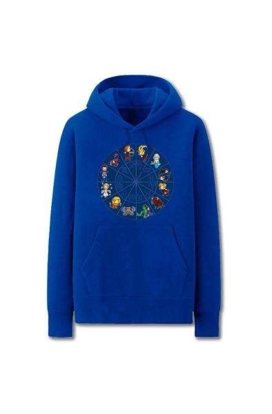 Avengers Solid Color Zodiac Map C Marvel Inspired Hoodie Solid