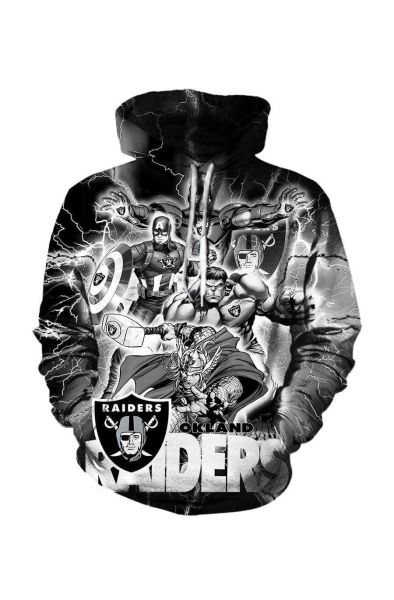 Avengers The Avengers Okland Marvel Inspired Hoodie Black