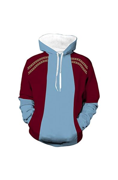 Thor Print Long Sleeve Pullov Marvel Inspired Hoodie Urban Style