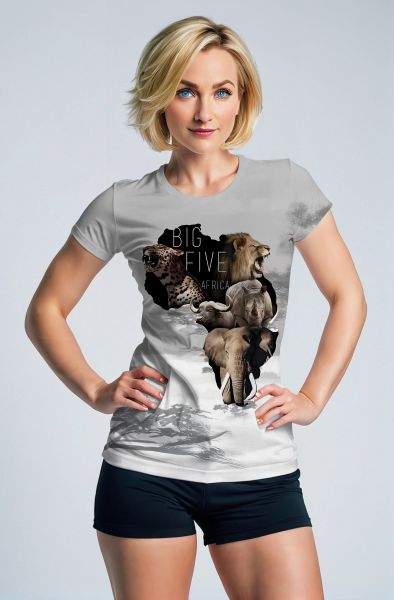 African Big Five Sweatshirt - T-Shirts, Hoodies, Zip-Up Jackets, and Pullovers-T-Shirt